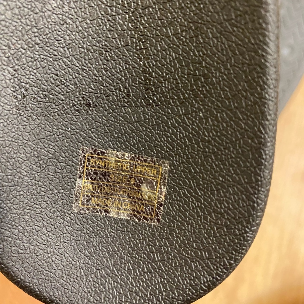 Levi's Black Textured Slide Sandals - Picture 5 of 5